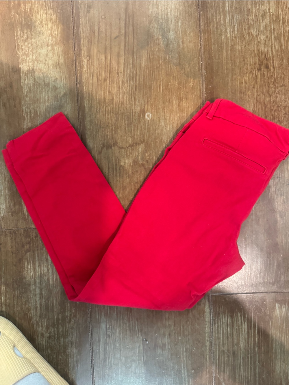 Old Navy Bright Red Slim pixie